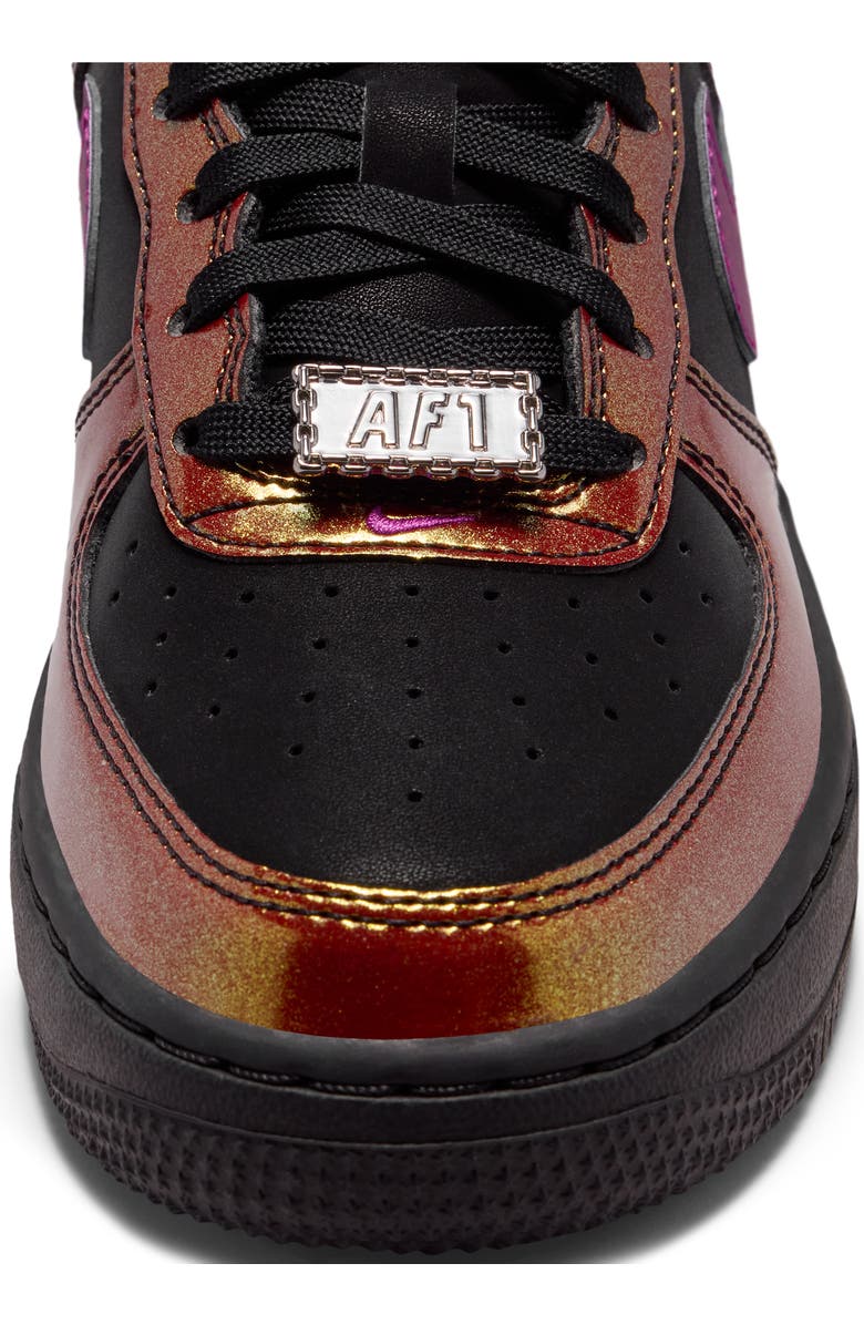 Nike Kids' Air Force 1 LV8 4 Sneaker, Alternate, color, Black/ Bold Berry