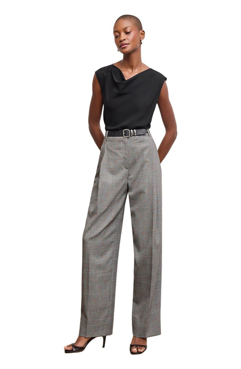 M.M.LaFleur Rina Sculptural Pants - Sharkskin, Main, color,