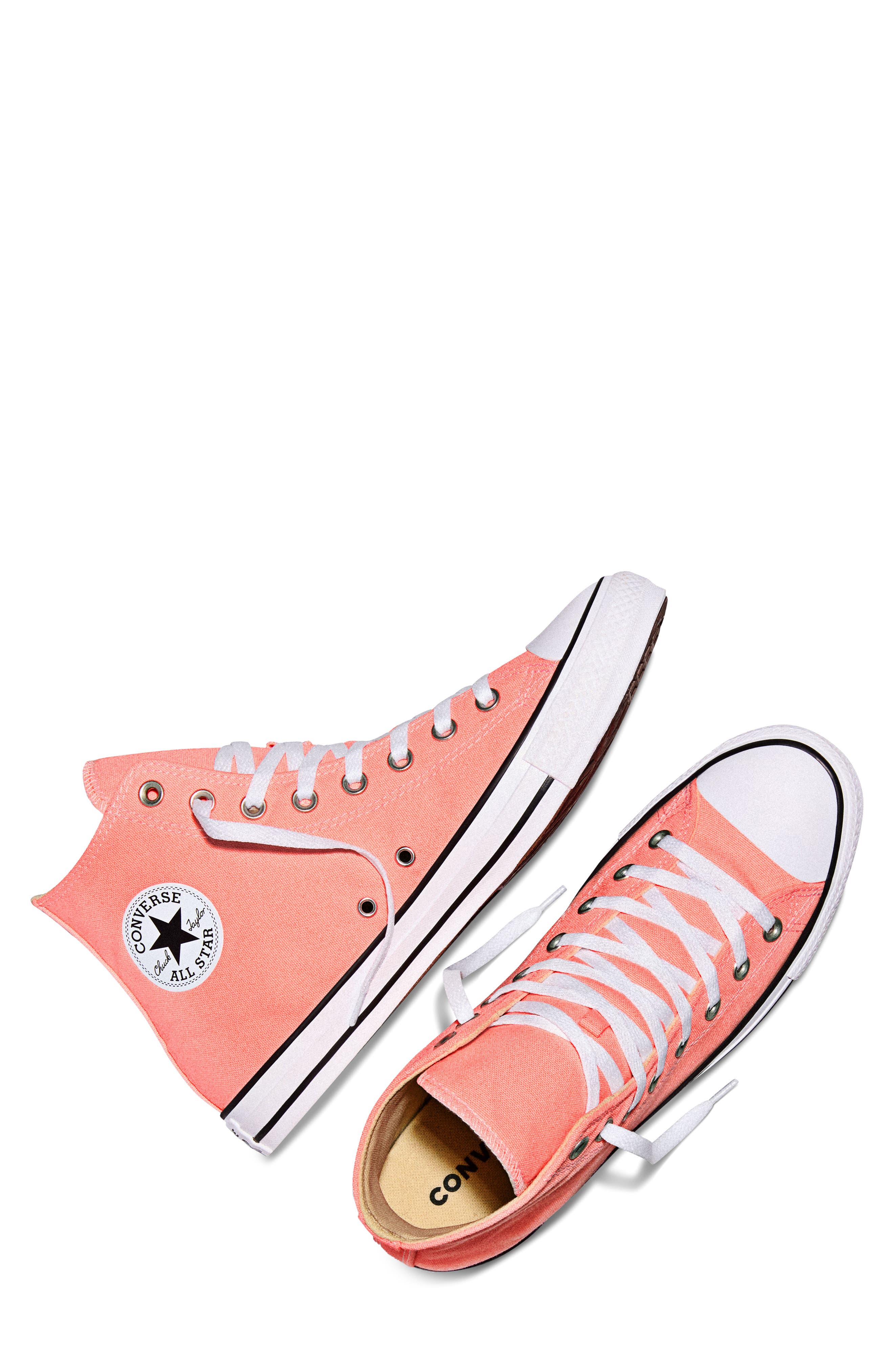 Converse Chuck Taylor All Star Canvas High Top Sneaker, Alternate, color, All Heat