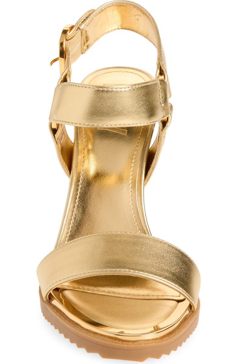 DKNY Blaire Ankle Strap Sandal, Alternate, color, Gold