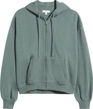 BP. Relaxed Cotton Blend Zip Hoodie