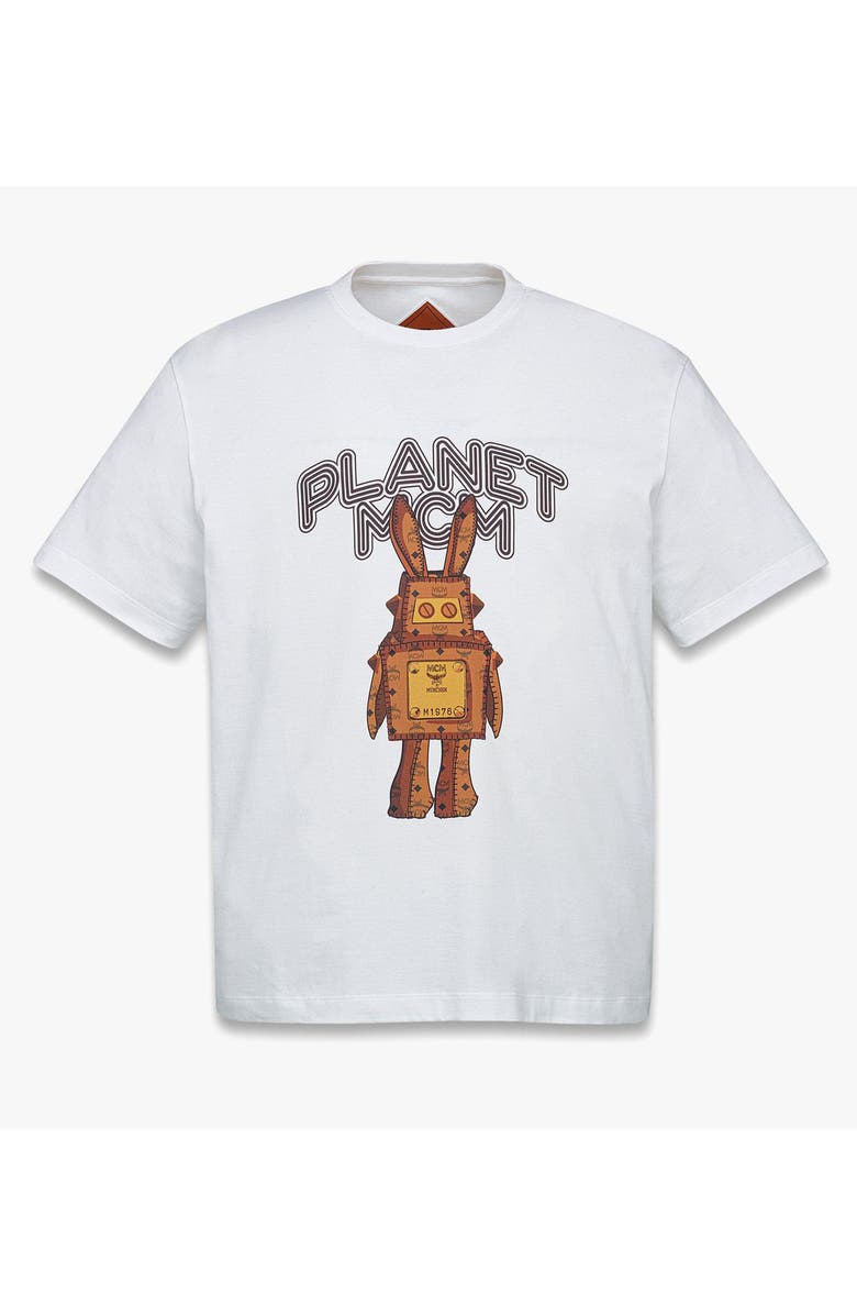 MCM Planet MCM Rabot T-Shirt in Organic Cotton, Main, color, White
