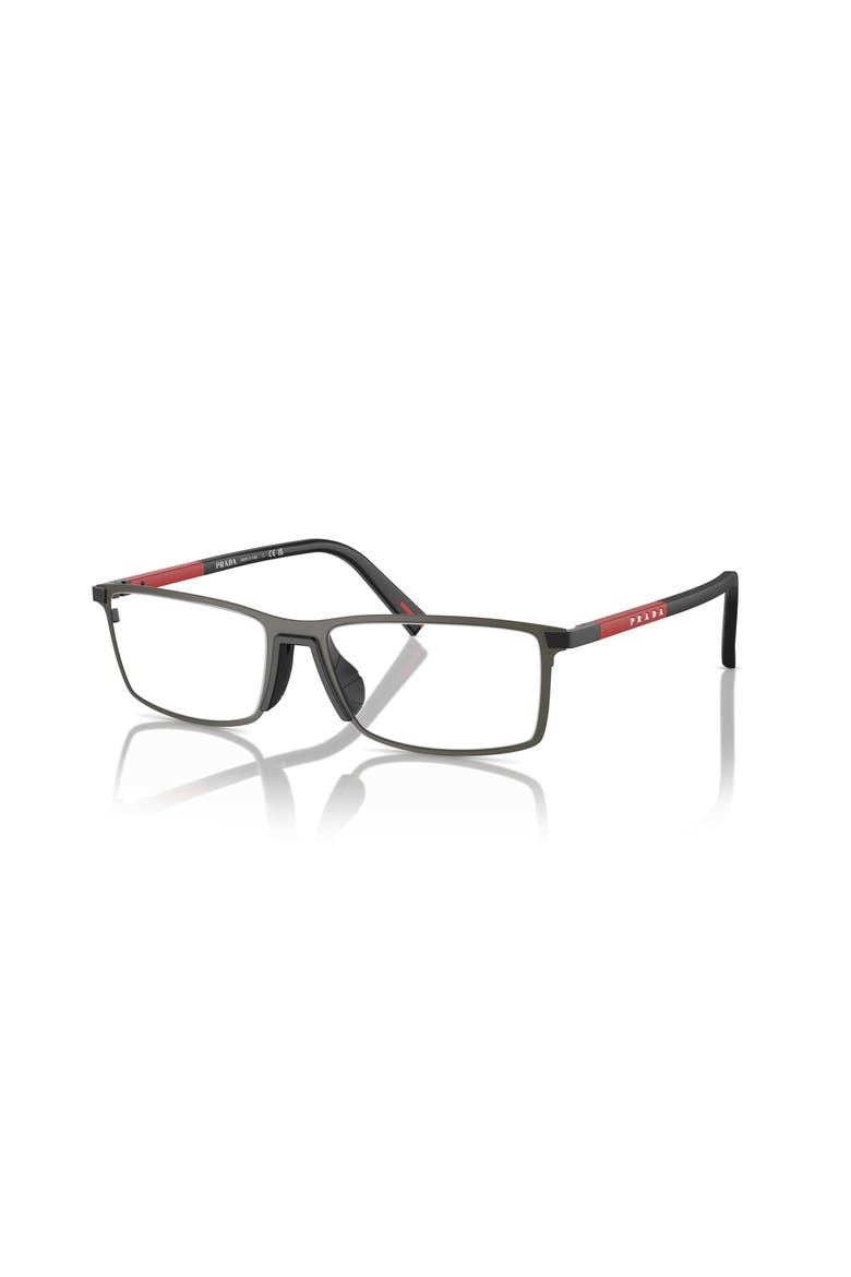 53mm Rectangle optical glasses, Main, color, Grey