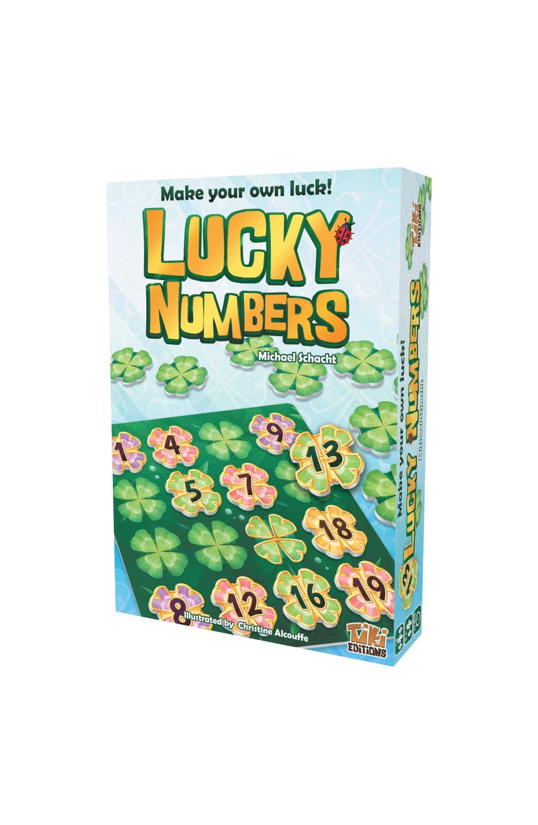 Tiki Editions Lucky Numbers Game, Alternate, color, Multicolored