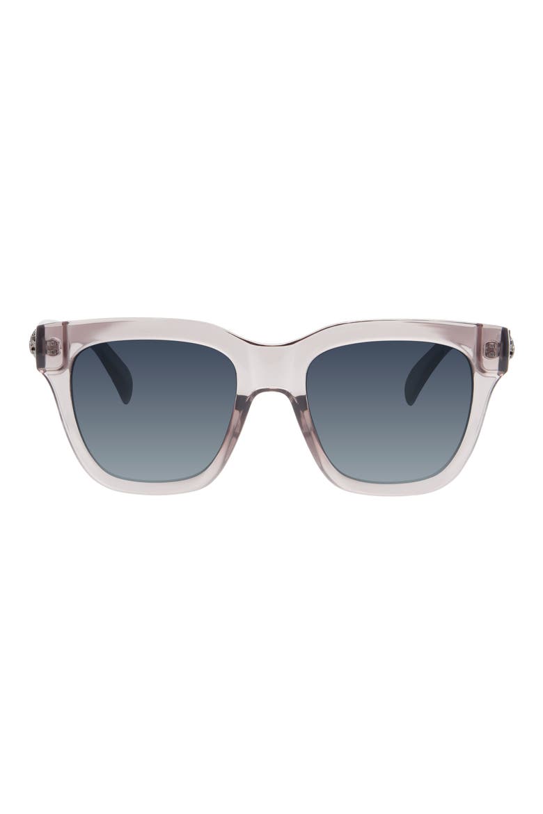 53mm Square Sunglasses, Main, color, DOVE CRYSTAL