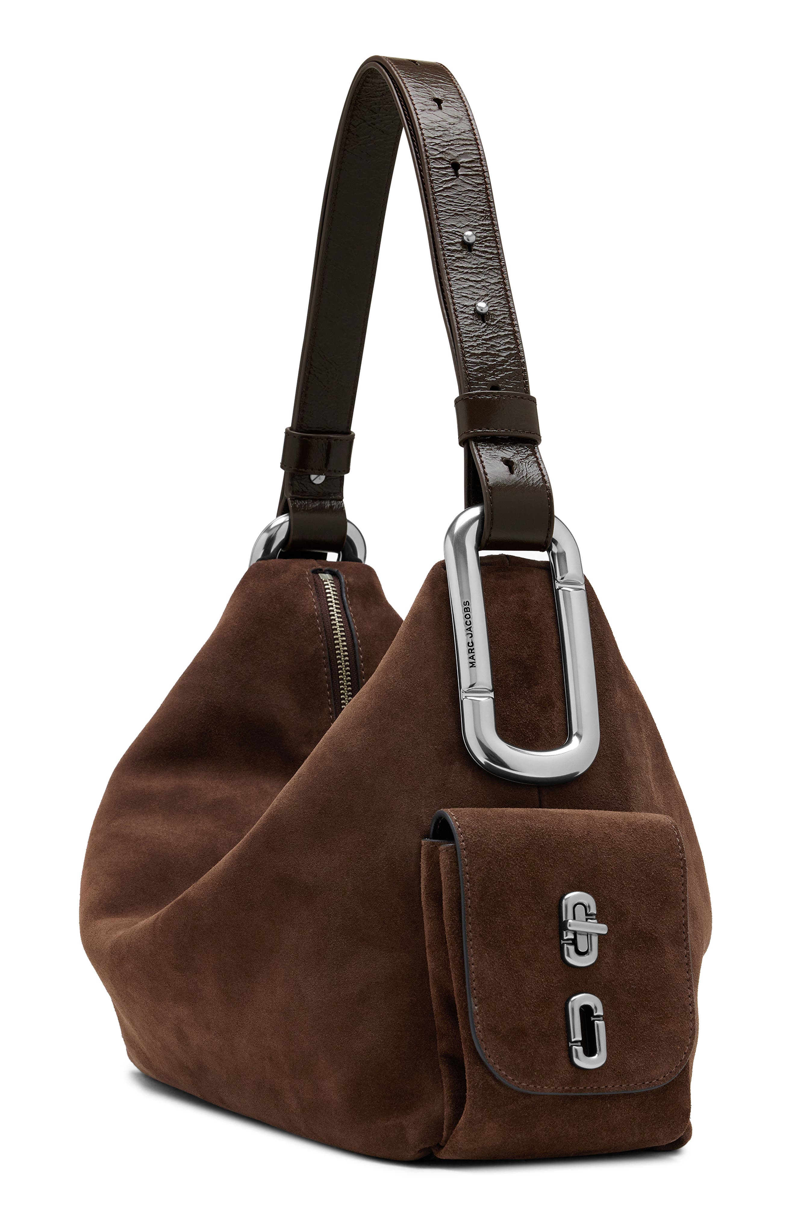 Large Scene Shoulder Bag, Alternate, color, DARK BROWN