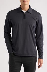 Johnston & Murphy Cochran Long Sleeve Zip Polo