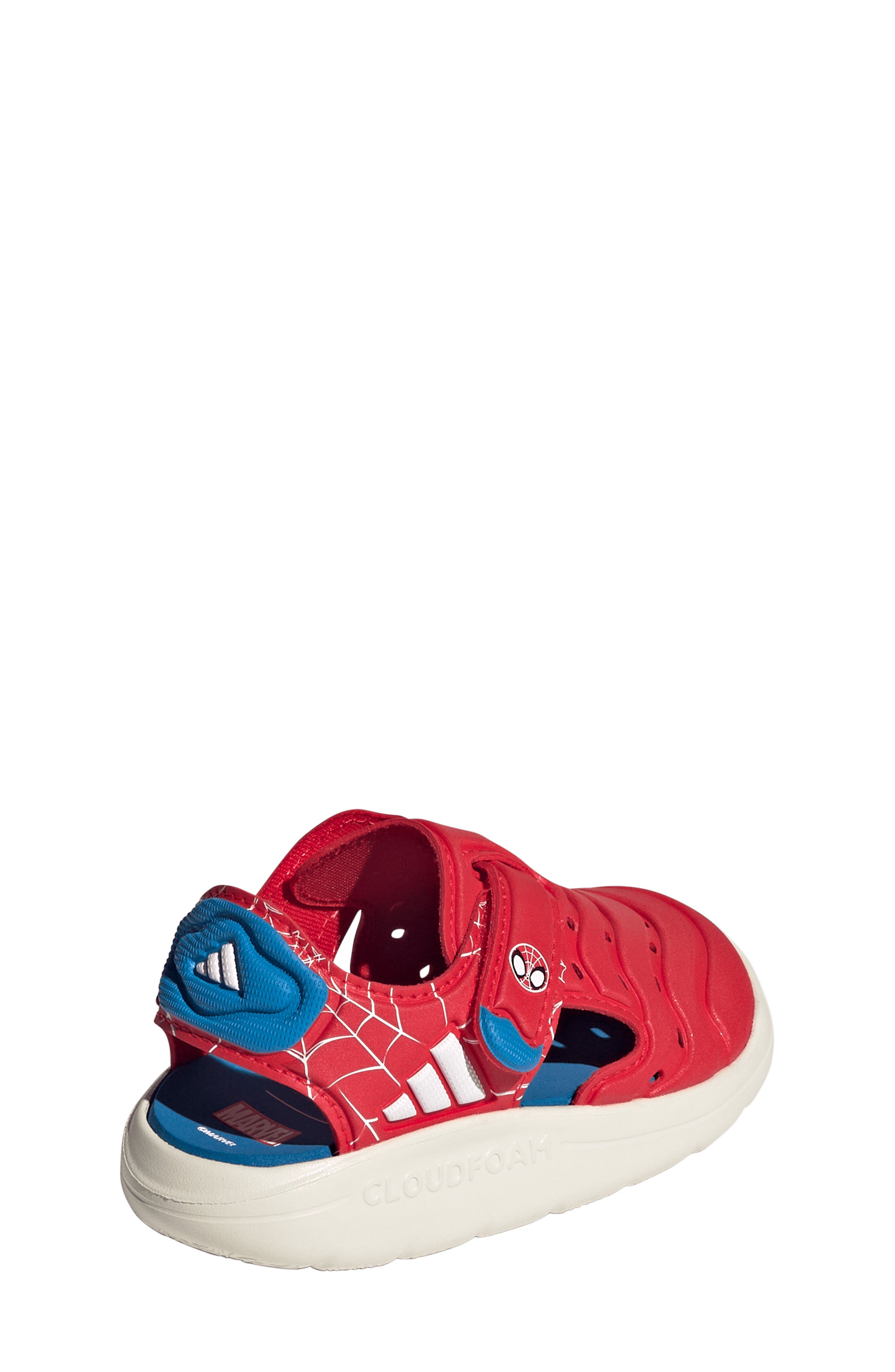 adidas x Disney Kids' Water Sandal, Alternate, color, Ruby/ White/ Bright Blue