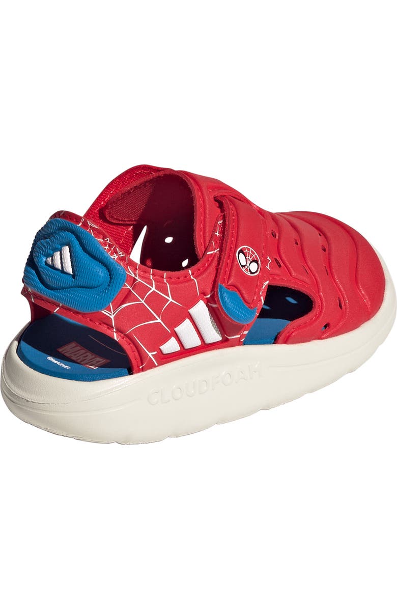 adidas x Disney Kids' Water Sandal, Alternate, color, Ruby/ White/ Bright Blue