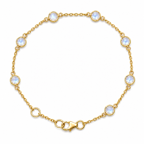 March Birthstone Bracelet Aquamarine