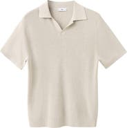 MANGO Structured Knit Polo