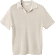 MANGO Structured Knit Polo