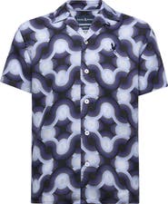 Psycho Bunny Kids' Paros Camp Shirt