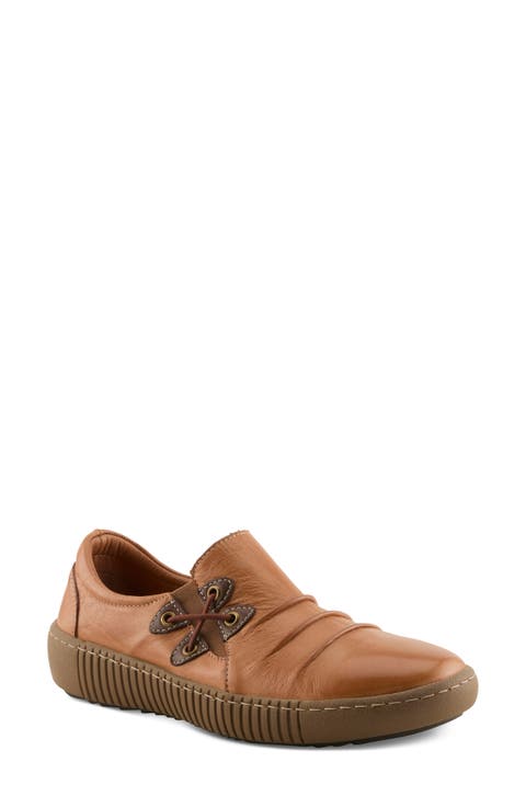 Tavi Leather Slip On Sneaker
