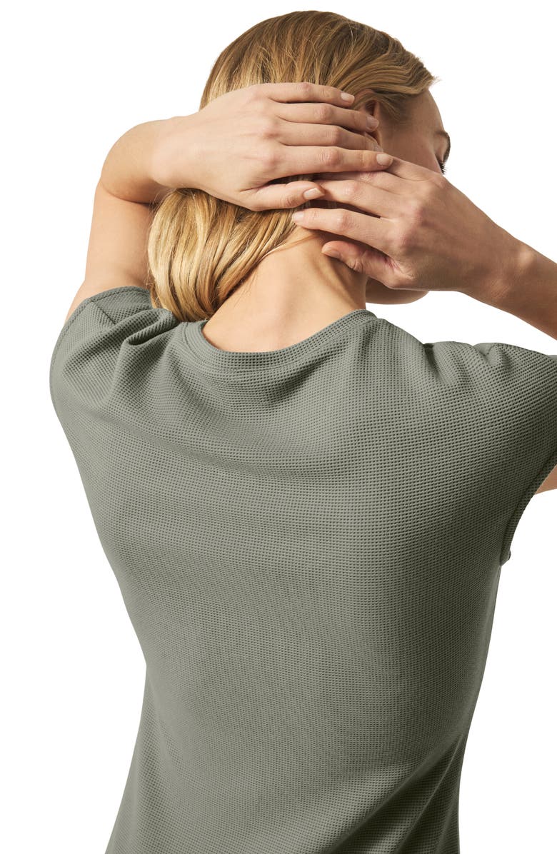 Splendid Waffle Scuba Knit Dress, Alternate, color, Soft Vob