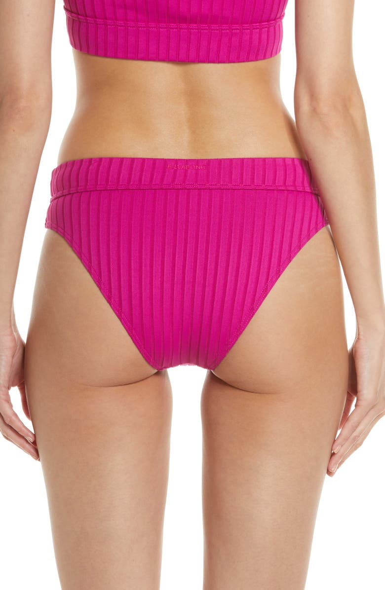 Billabong Sunny Maui Ribbed Bikini Bottoms, Alternate, color, 
