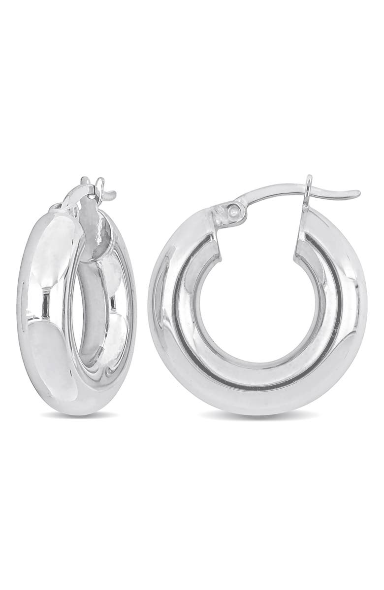 DELMAR Round Hollow Hoop Earrings, Main, color, 