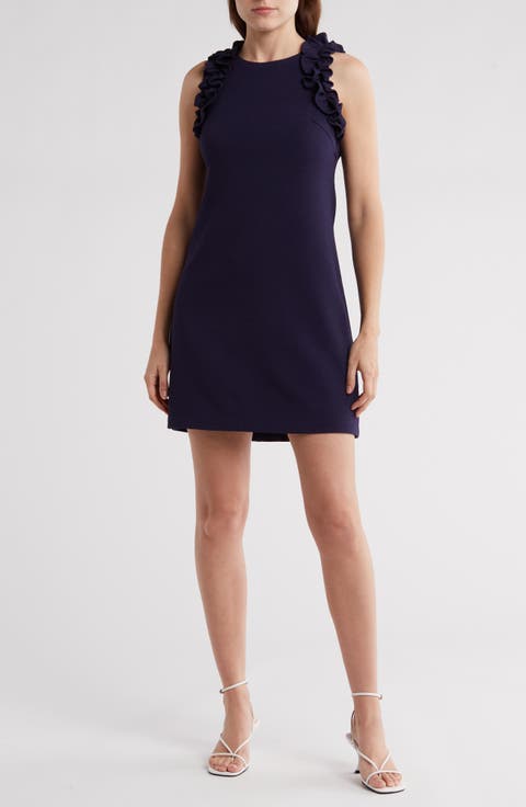 Ruffle Shift Dress