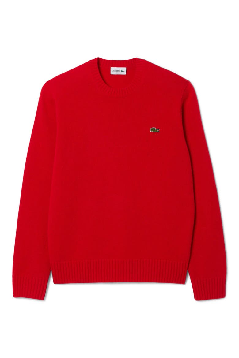 Classic Fit Cashmere Crewneck Sweater, Alternate, color, RED