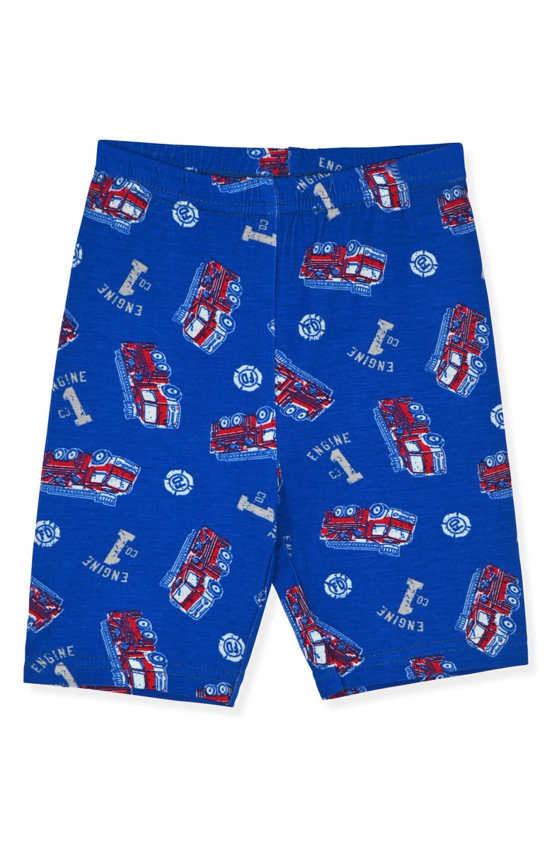 SLEEP ON IT Assorted 2-Pack Print Fitted Two-Piece Pajamas, Alternate, color, Blue Multi