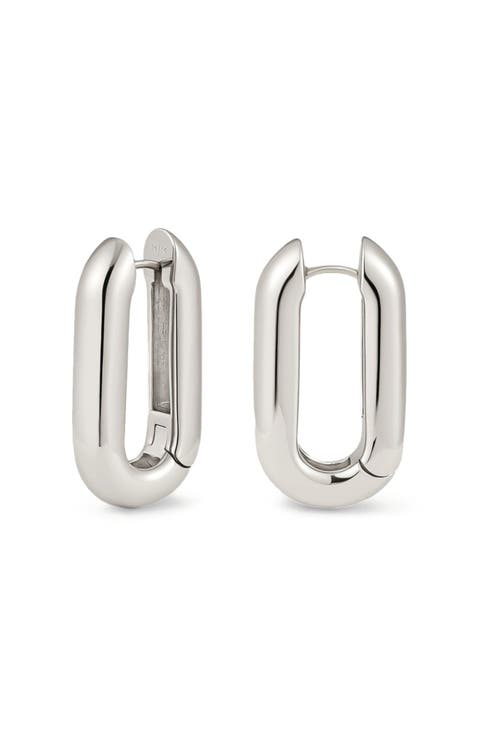 Sol Paperclip Hoop Earrings