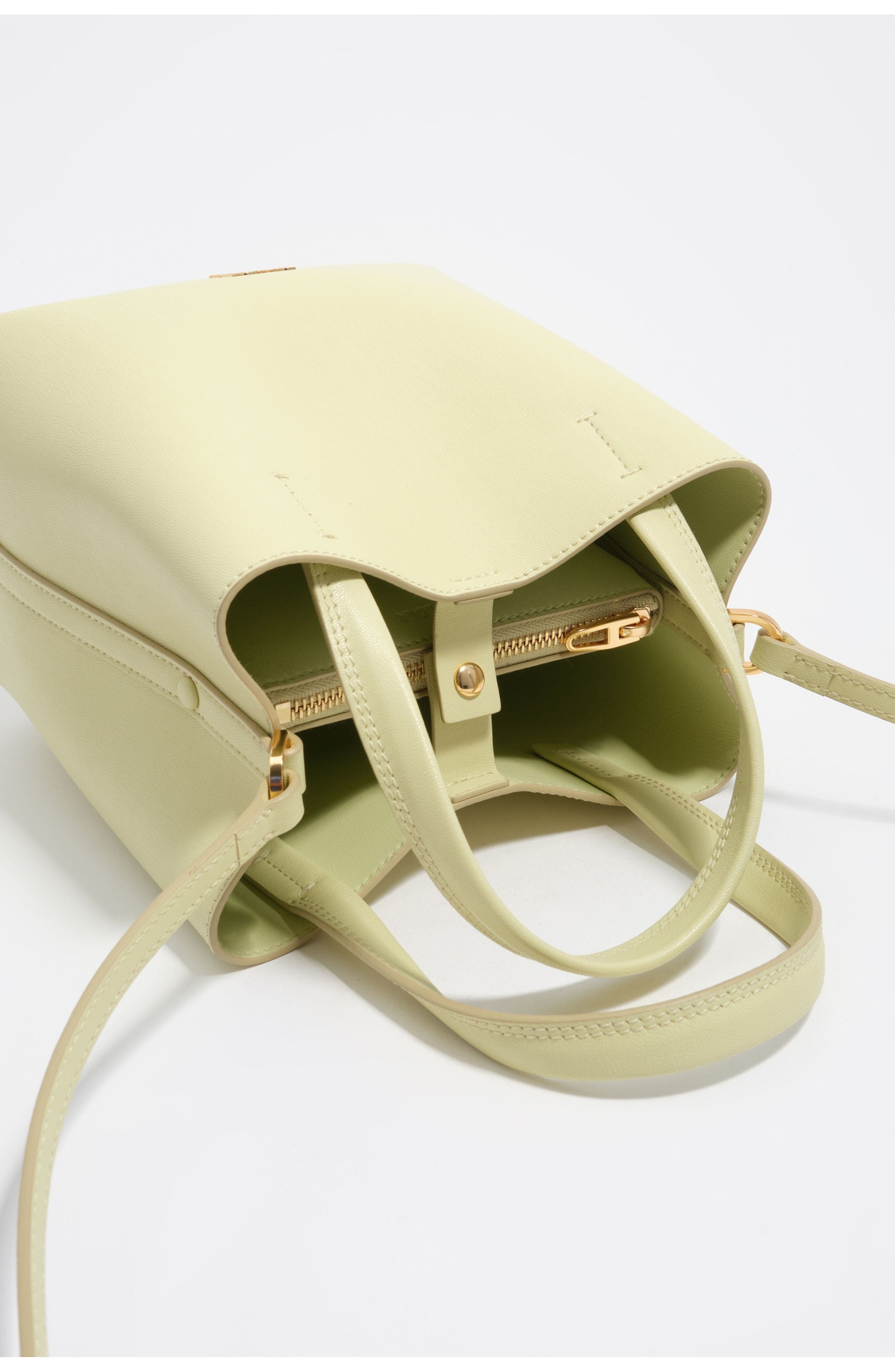 Bimba y Lola Chihuahua Leather Bag, Alternate, color, Pale Green