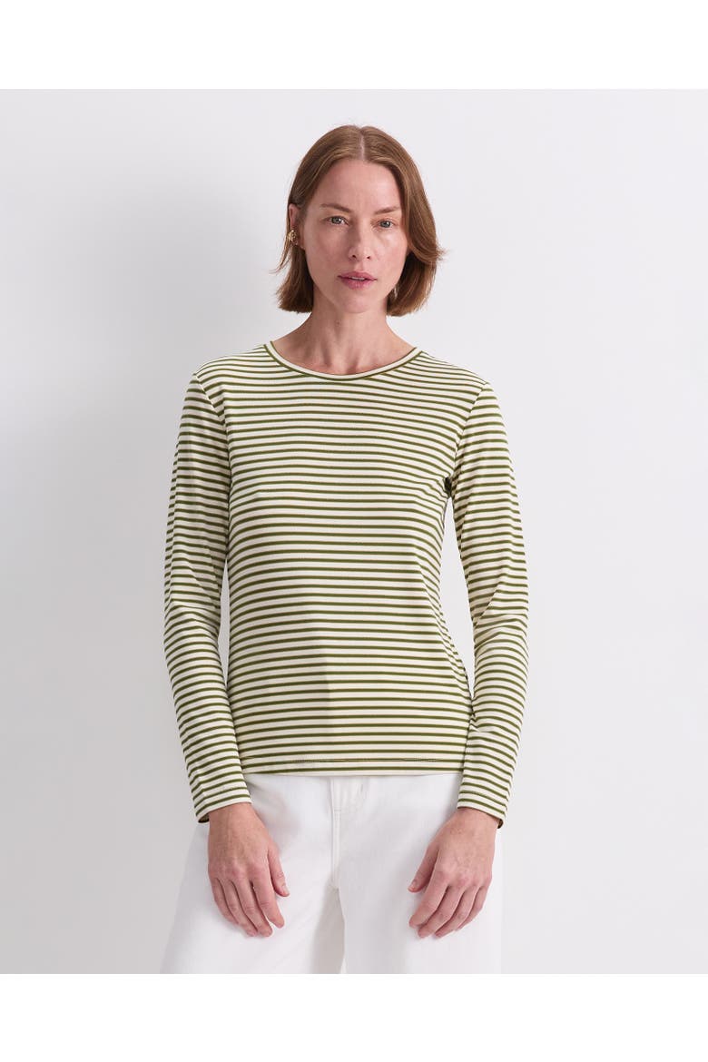 Lurex Long Sleeve Magic T-Shirt, Main, color, Green Multi