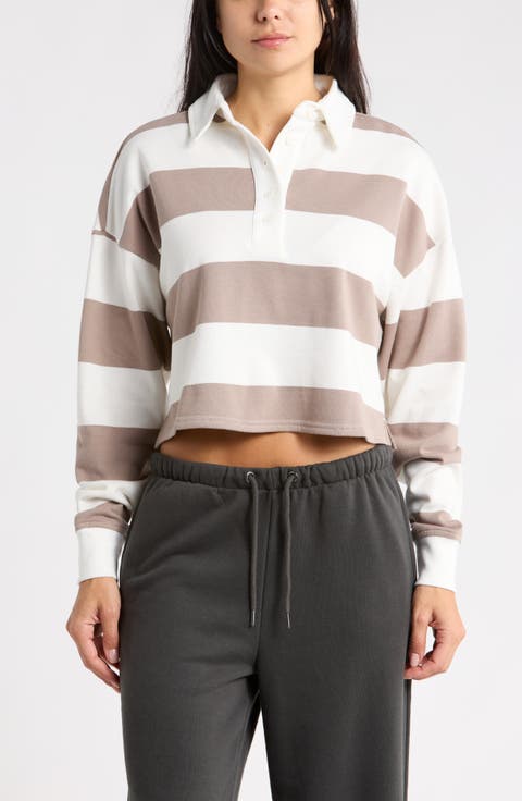 Alma Striped Rugby Polo