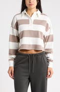 Wildfox Alma Striped Rugby Polo
