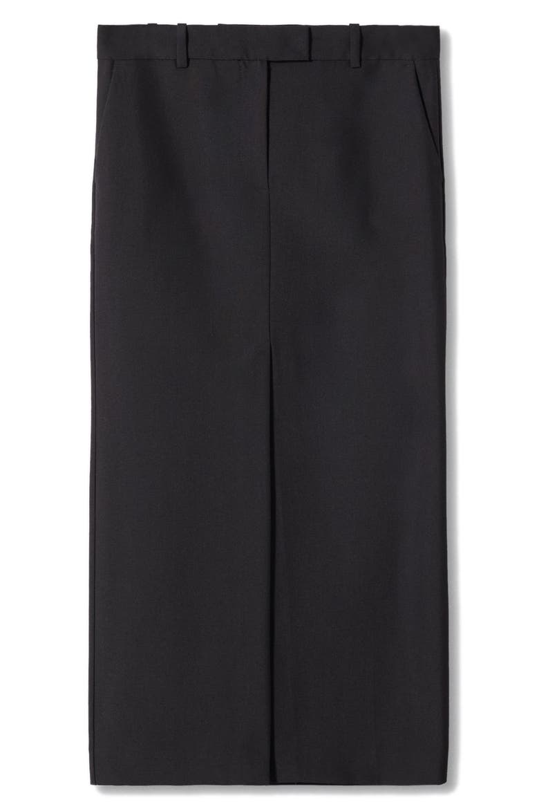 Wool Blend Pencil Skirt, Alternate, color, BLACK