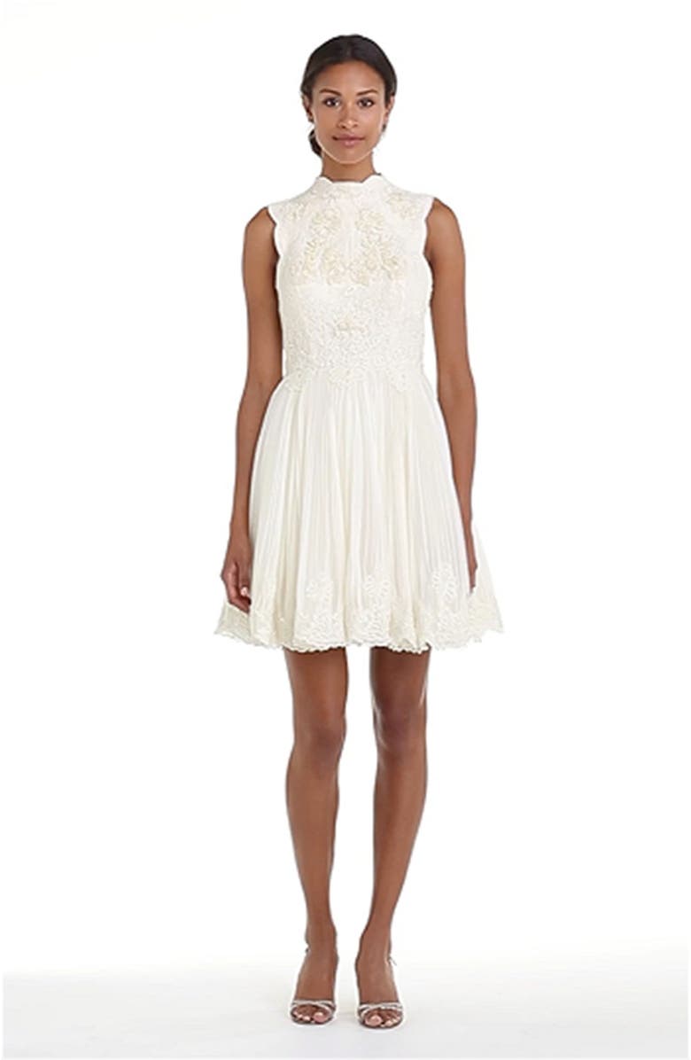 Ted Baker London 'Telago' Embroidered Tulle Frock, Alternate, color,