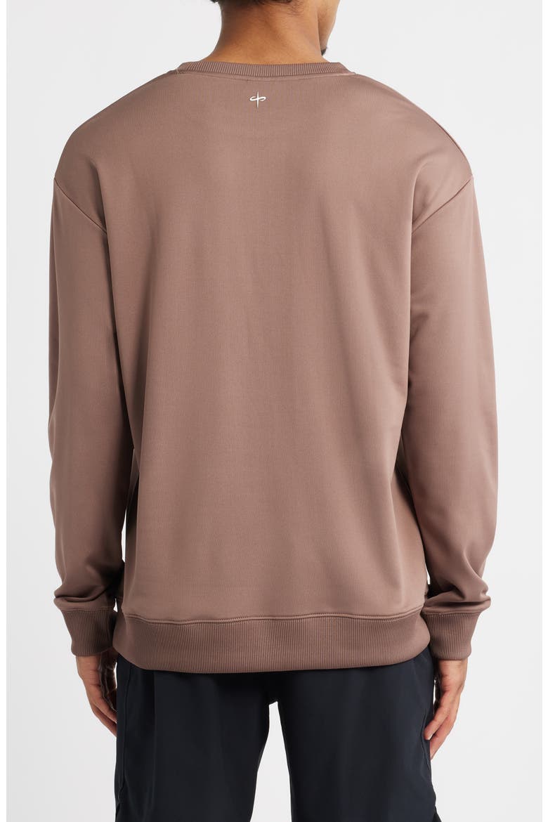 Tempo Ciao Bella Comfort Crewneck Sweatshirt, Alternate, color, ESPRESSO