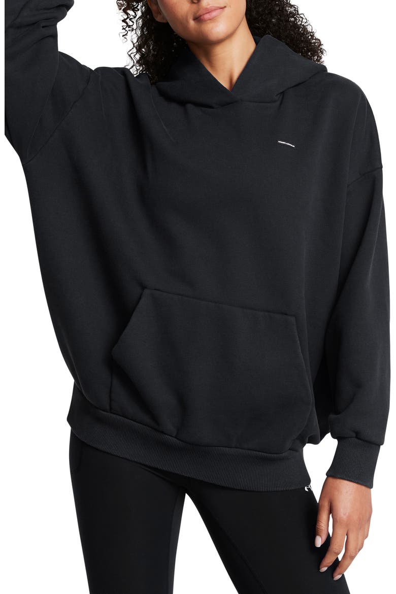 Icon Heavyweight Fleece Oversized Hoodie, Main, color, BLK
