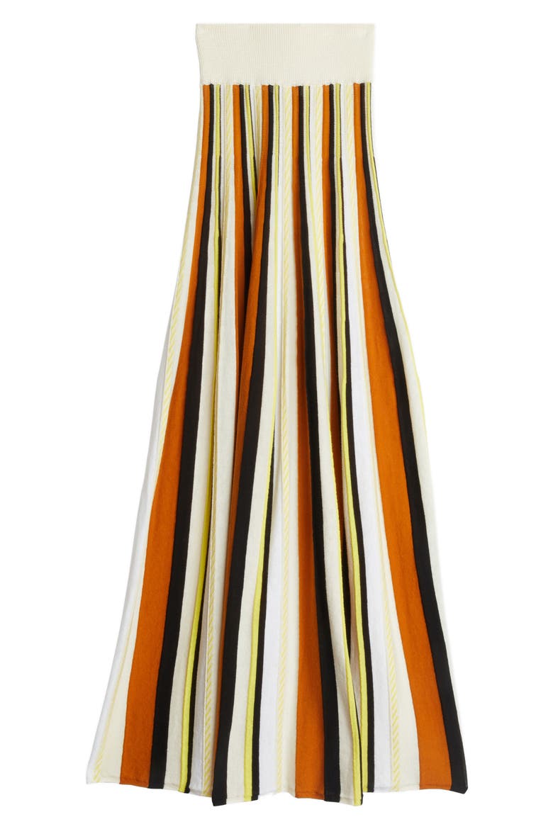 Marika Stripe Skirt, Alternate, color, MULTI COLOUR