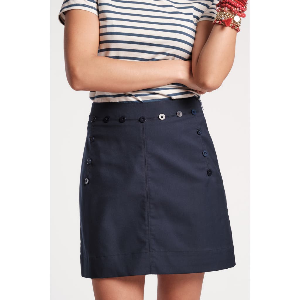 Frances Valentine Sailor Skirt In Blue