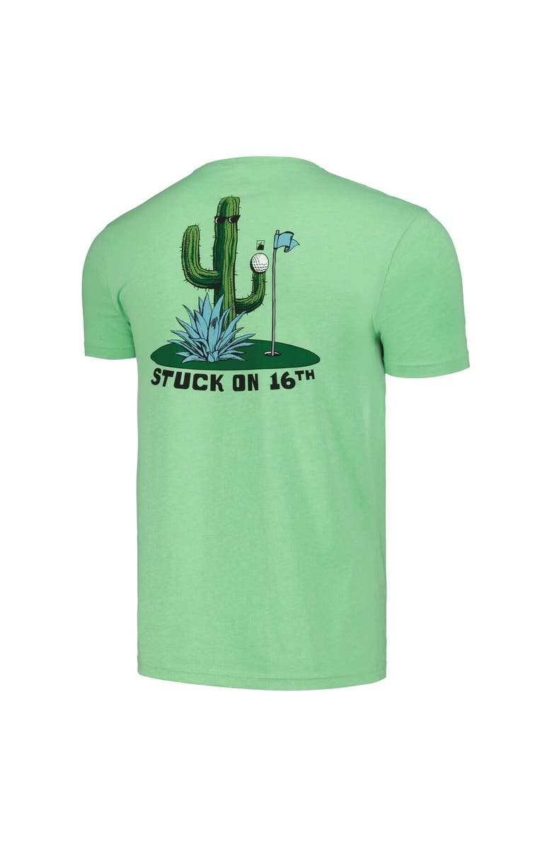 FLOMOTION Unisex Flomotion Heather Green WM Phoenix Open Stuck on 16th T-Shirt, Alternate, color, 