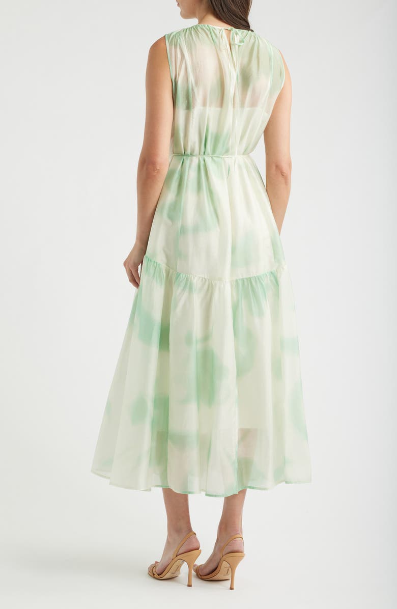 M&S Printed Maxi Dress, Alternate, color, Green
