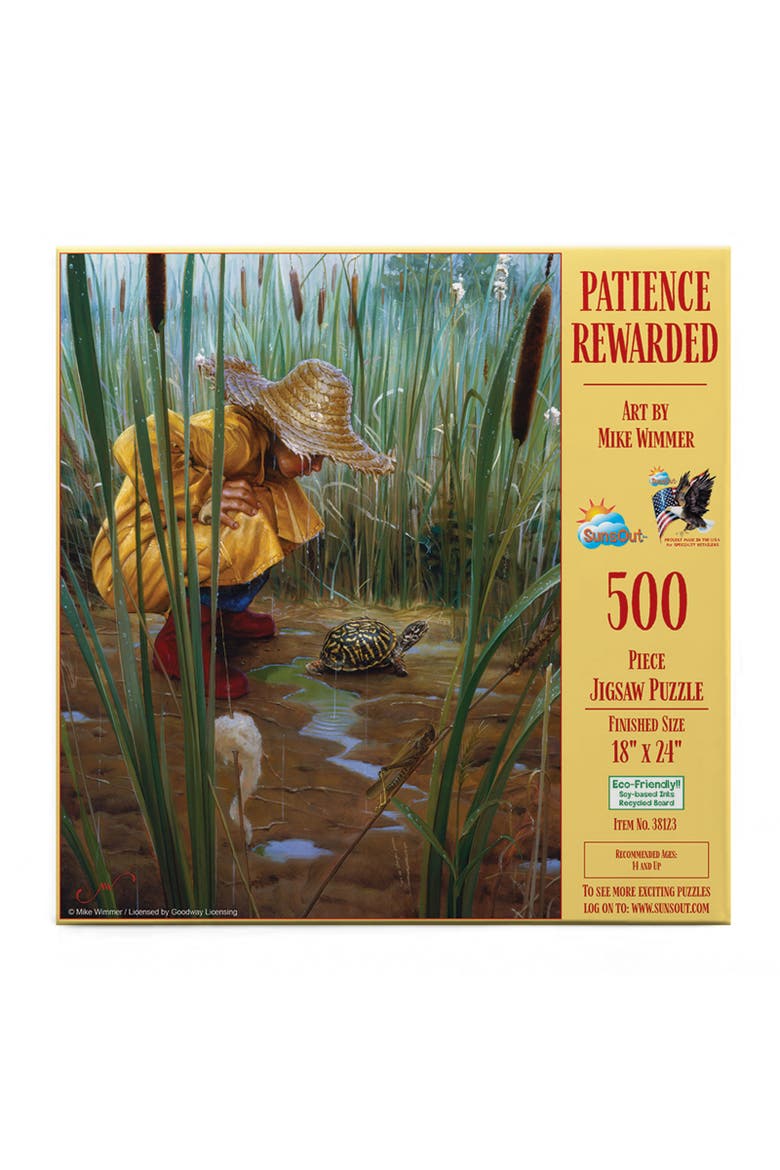 Patience Rewarded 500 piece Jigsaw Puzzle for Adults, Alternate, color, Multicolor