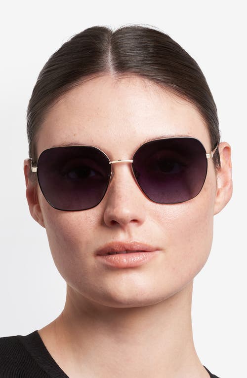 Fossil 59mm Square Sunglasses In Blue