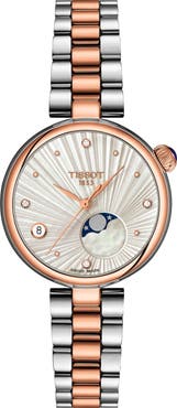 Tissot Bellissima Desir Moonphase Two-Tone Bracelet Watch, 36mm