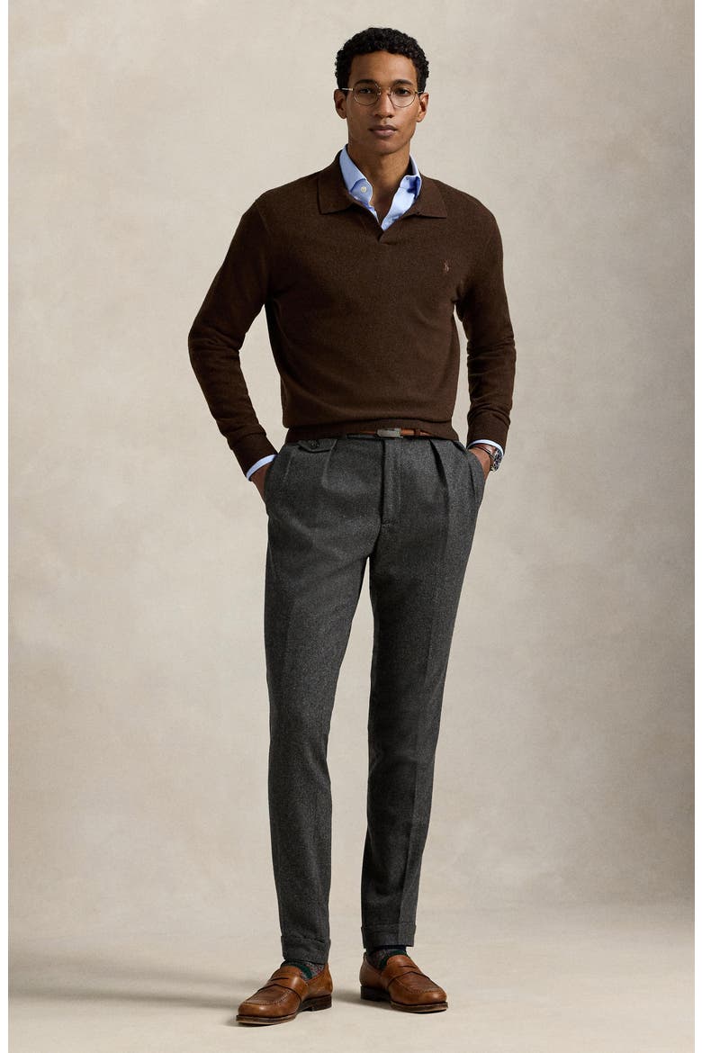 Merino Wool Polo Sweater (Men) | Nordstrom