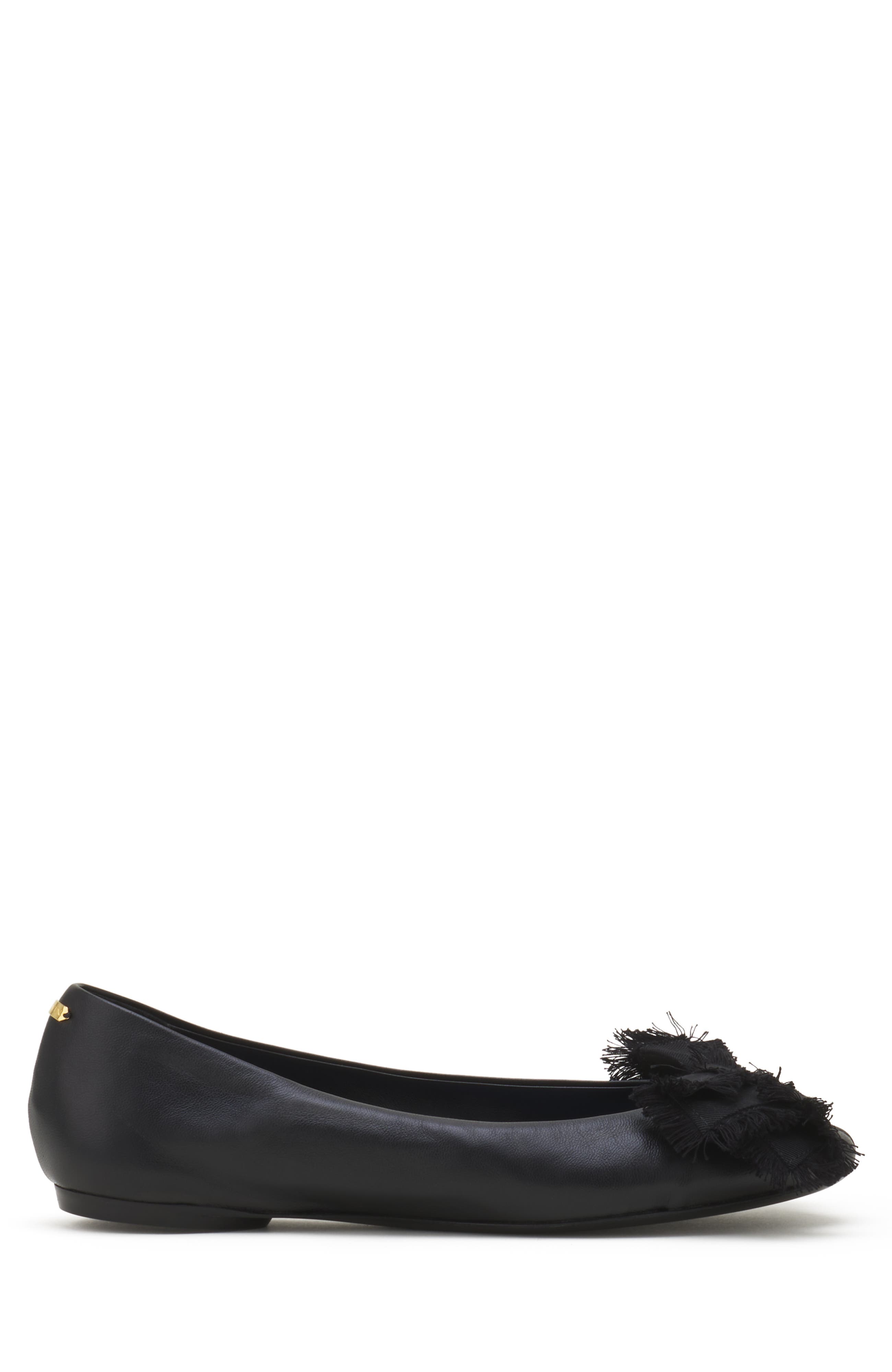 The Bow Ballerina Flat, Main, color, Black