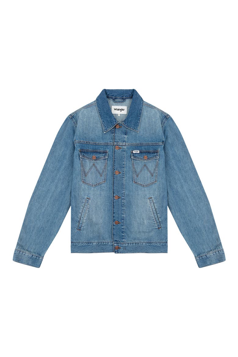 Cotton & Hemp Denim Jacket, Alternate, color, HEMP LIGHT