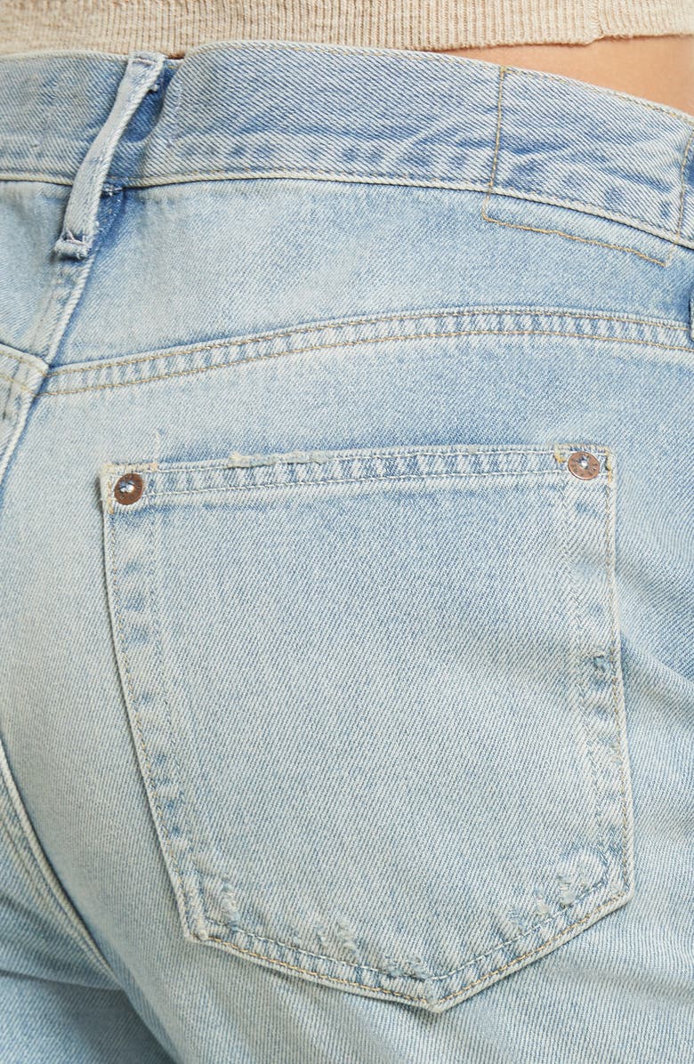 Free People The Lasso Ripped High Waist Jeans, Alternate, color, 