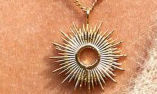 Estella Bartlett Sunburst Pendant Necklace In Gold