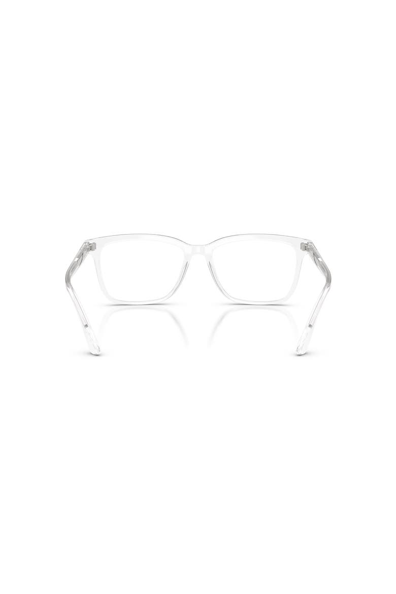 56mm Rectangle optical glasses, Alternate, color, Transparent