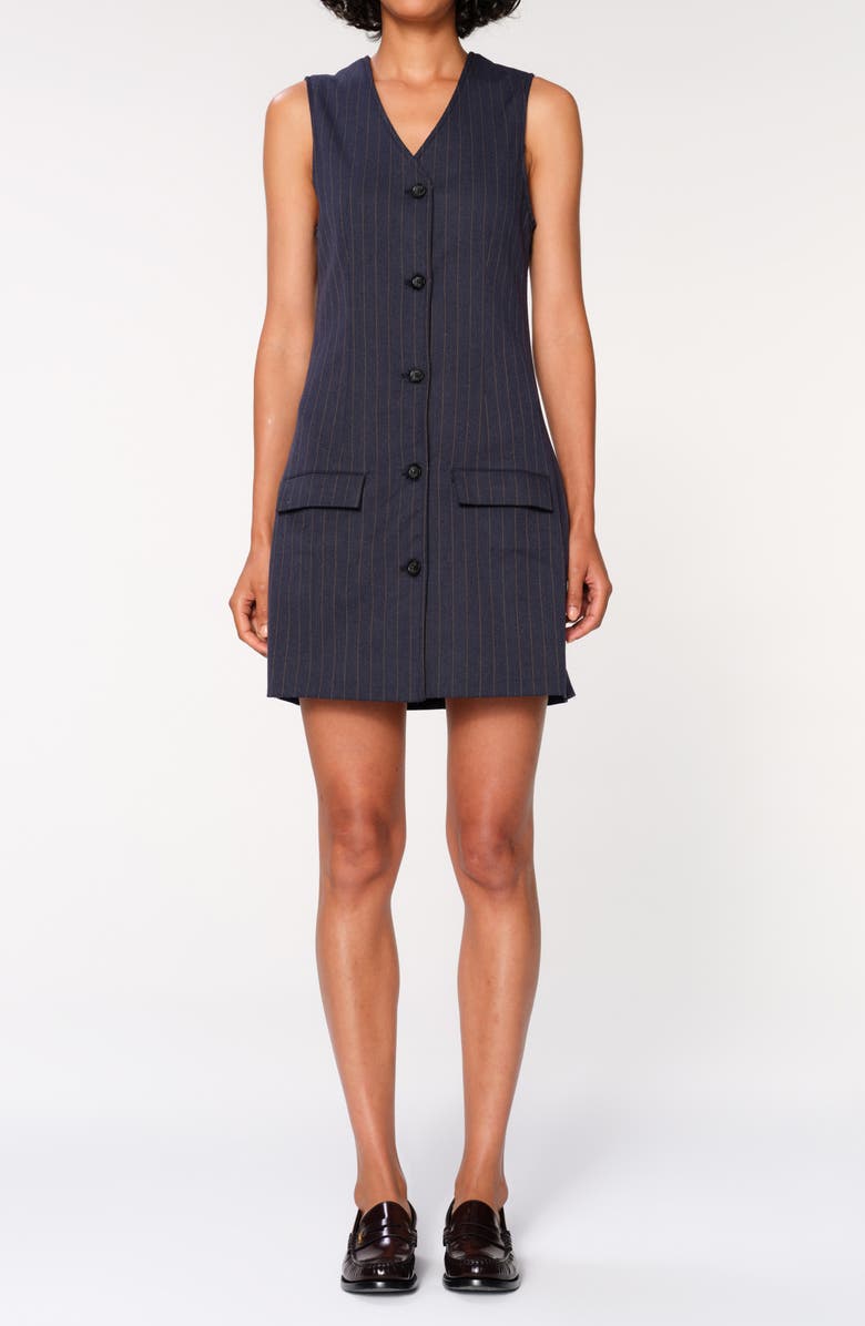 DL1961 Pinstripe Sleeveless Dress, Main, color,