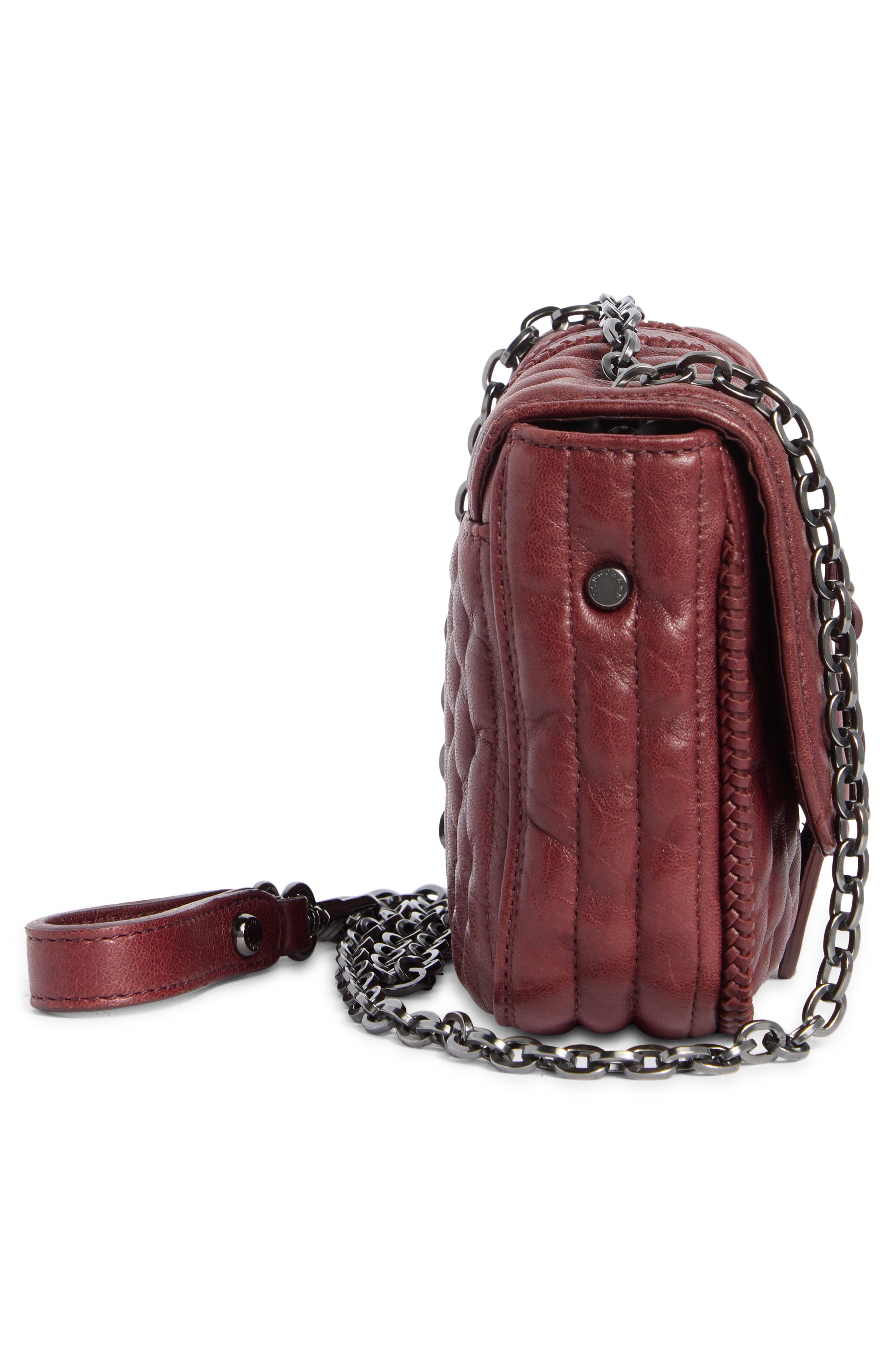 X-Small Crossbody Bag, Alternate, color, BRANDY