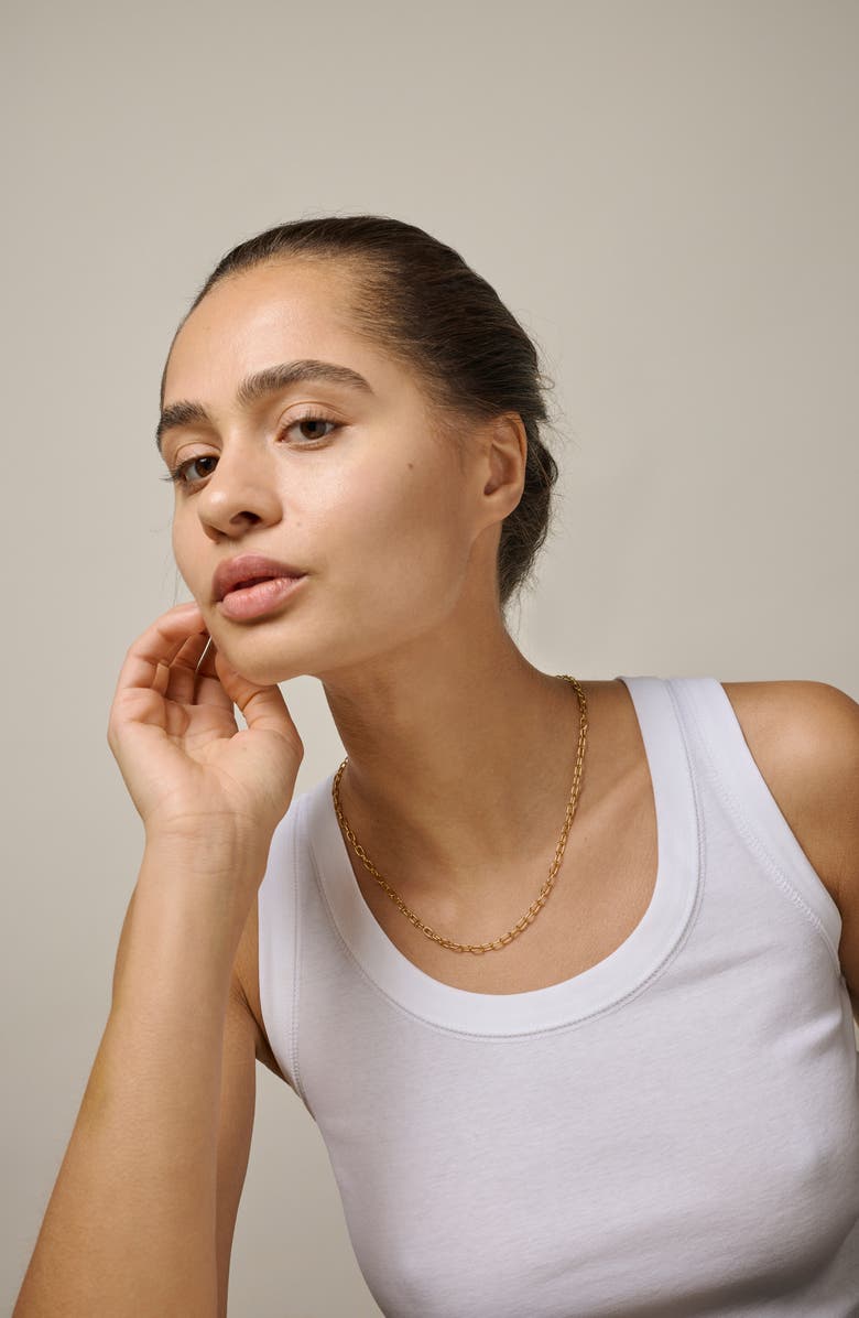 ENAMEL Copenhagen Medium Charm Necklace, Alternate, color, Gold