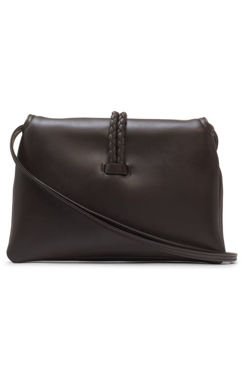 Bottega Veneta Small Liberta Leather Shoulder Bag In 2190 Fondant-m Brass